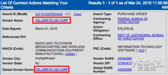 FBI找到了这家iPhone解锁公司 开锁费曝光